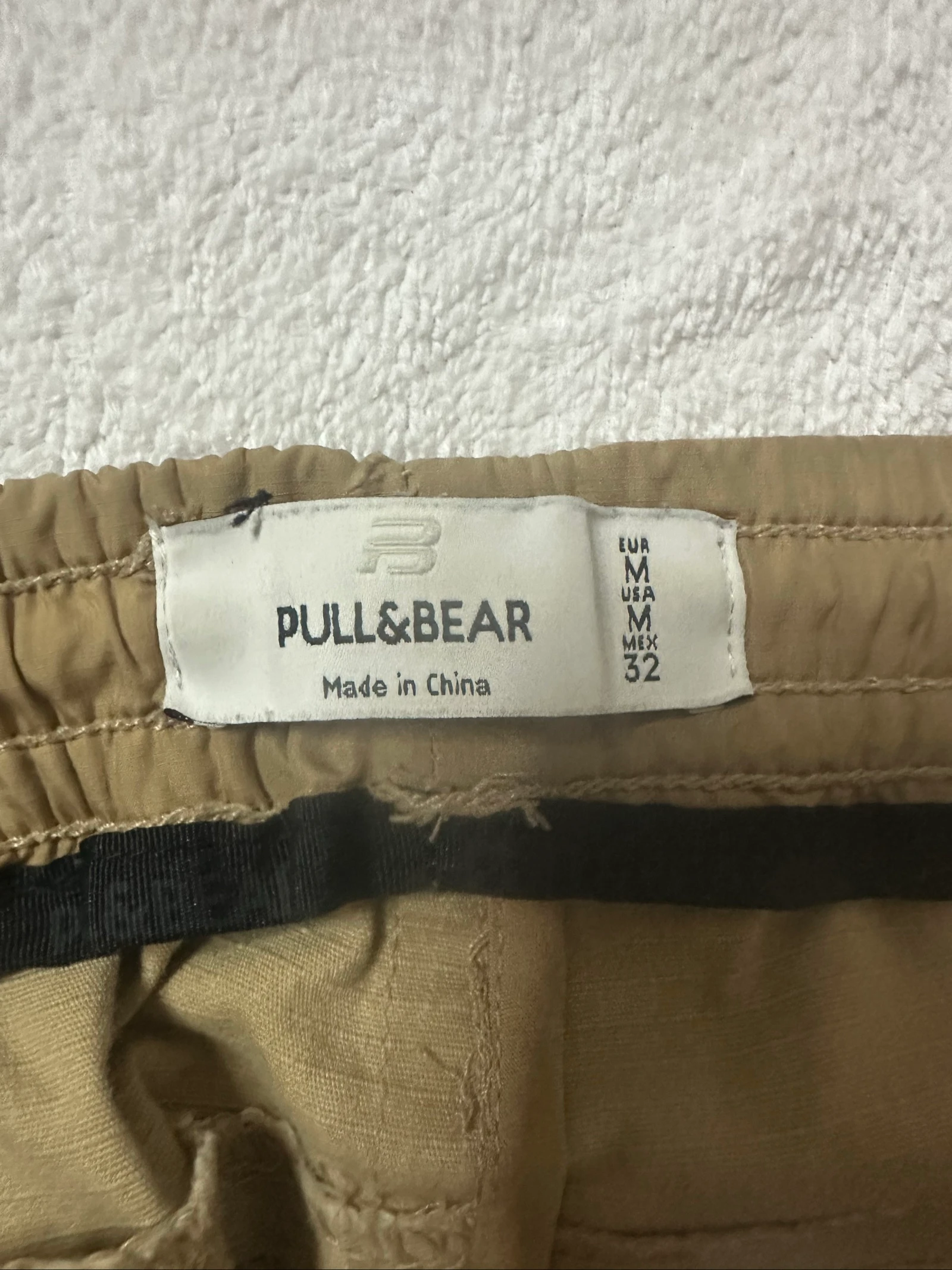 Pantalon cargo Pull&Bear bege com bolsos – Tamanho M – photo 3